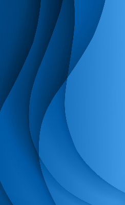 Store fenêtre intérieur vagues bleues