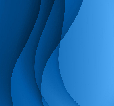 Store fenêtre intérieur vagues bleues