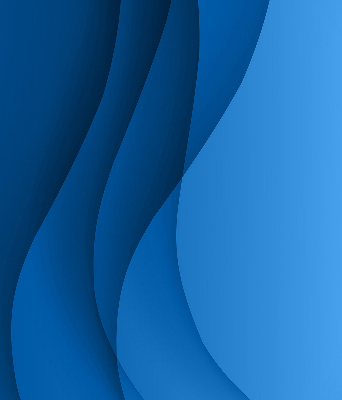 Store fenêtre intérieur vagues bleues