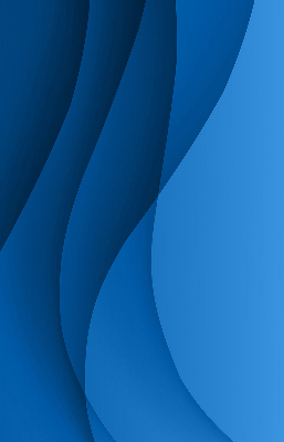 Store fenêtre intérieur vagues bleues