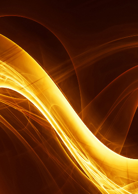Store fenêtre intérieur abstraction orange