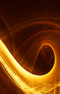 Store fenêtre intérieur abstraction orange