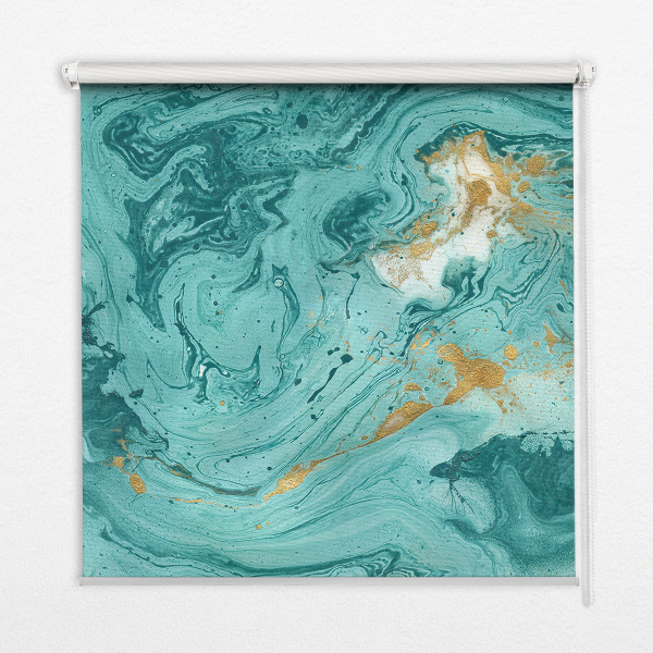 Store occultant fenêtre en granit turquoise