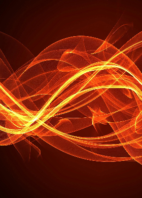Store occultant fenêtre de couleur orange abstraite