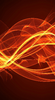Store occultant fenêtre de couleur orange abstraite