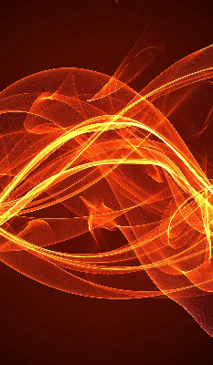 Store occultant fenêtre de couleur orange abstraite