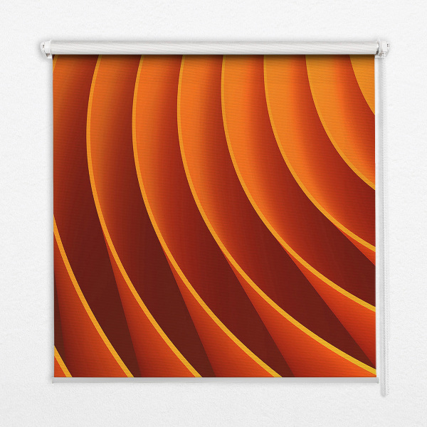 Store occultant fenêtre avec abstraction orange