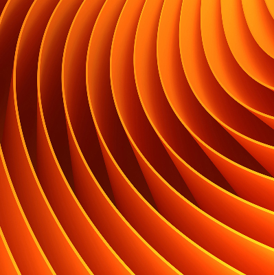 Store occultant fenêtre avec abstraction orange