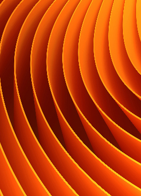 Store occultant fenêtre avec abstraction orange