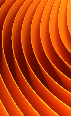 Store occultant fenêtre avec abstraction orange