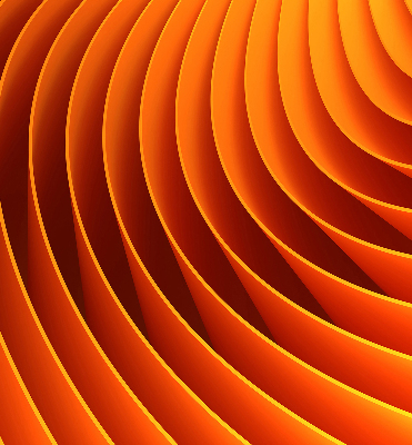 Store occultant fenêtre avec abstraction orange