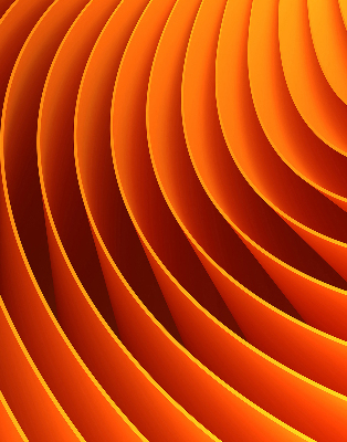 Store occultant fenêtre avec abstraction orange
