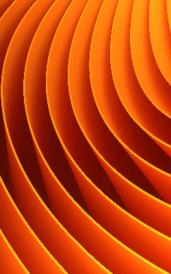 Store occultant fenêtre avec abstraction orange