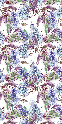 Store occultant fenêtre avec motif fleurs d'été
