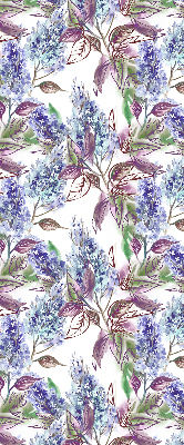 Store occultant fenêtre avec motif fleurs d'été