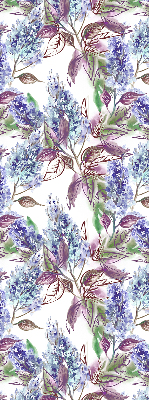 Store occultant fenêtre avec motif fleurs d'été