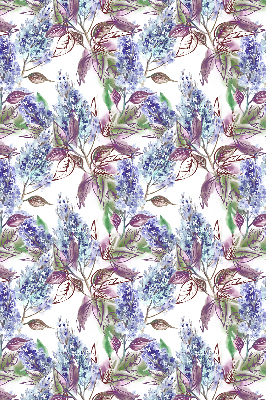 Store occultant fenêtre avec motif fleurs d'été