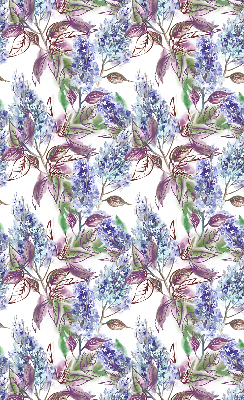 Store occultant fenêtre avec motif fleurs d'été