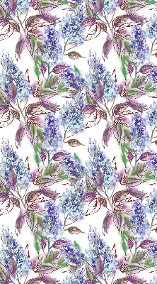 Store occultant fenêtre avec motif fleurs d'été