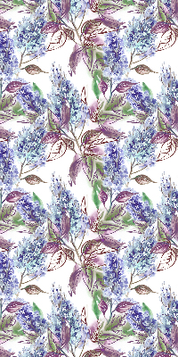 Store occultant fenêtre avec motif fleurs d'été
