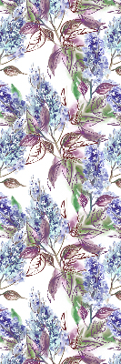 Store occultant fenêtre avec motif fleurs d'été