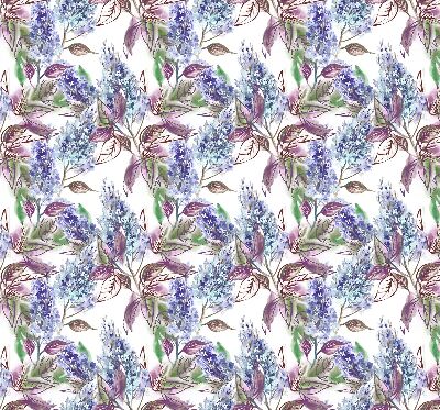 Store occultant fenêtre avec motif fleurs d'été
