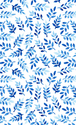 Store occultant fenetre feuilles bleues