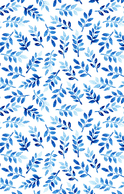 Store occultant fenetre feuilles bleues