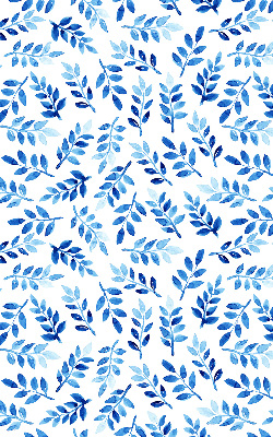 Store occultant fenetre feuilles bleues