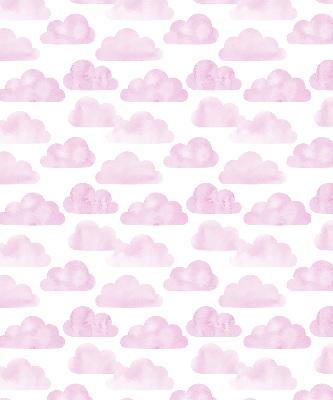 Store fenêtre intérieur avec nuages roses