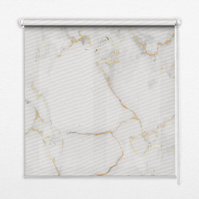 Store occultant fenêtre en marbre blanc