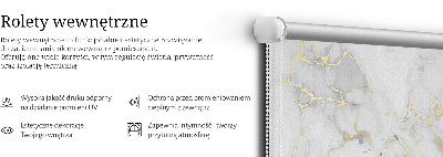 Store occultant fenêtre en marbre blanc