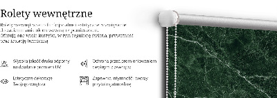 Store fenêtre intérieur en marbre vert