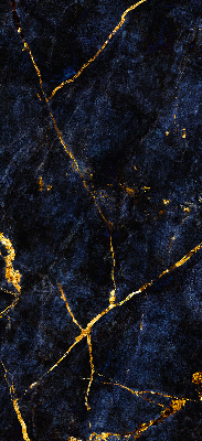 Store enrouleur occultant en marbre bleu marine
