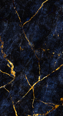 Store enrouleur occultant en marbre bleu marine