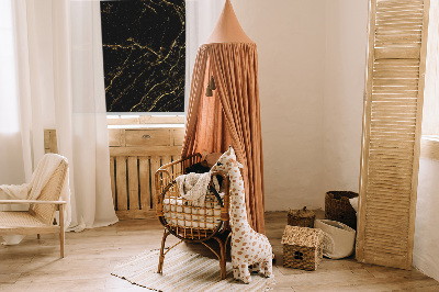 Store fenêtre intérieur en marbre noir
