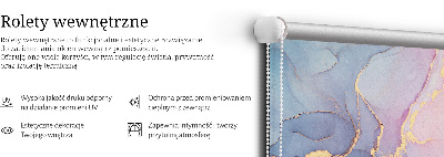 Store occultant fenêtre en marbre bleu