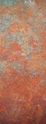 Store enrouleur occultant de couleur orange