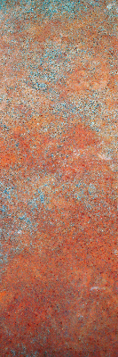 Store enrouleur occultant de couleur orange