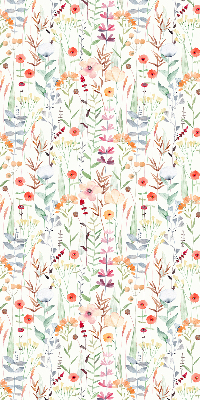 Store enrouleur occultant à fleurs colorées