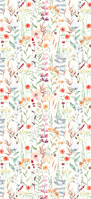 Store enrouleur occultant à fleurs colorées
