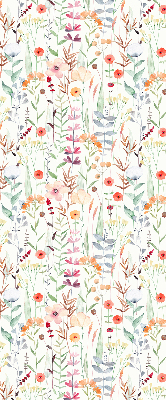 Store enrouleur occultant à fleurs colorées