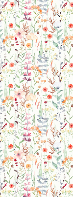 Store enrouleur occultant à fleurs colorées