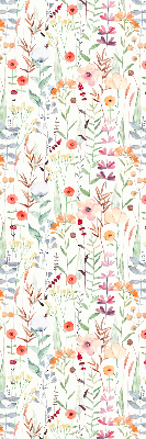 Store enrouleur occultant à fleurs colorées