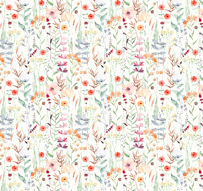 Store enrouleur occultant à fleurs colorées