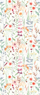 Store enrouleur occultant à fleurs colorées
