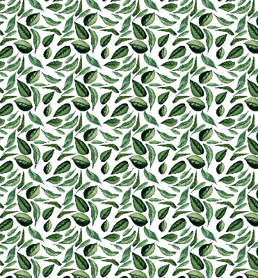 Store fenêtre intérieur feuilles tombant des arbres