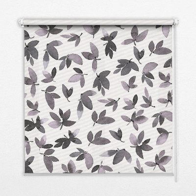 Store enrouleur occultant à feuilles rose foncé