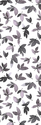 Store enrouleur occultant à feuilles rose foncé