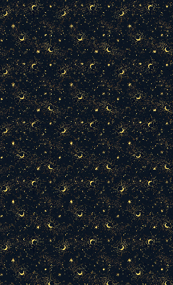Store occultant fenêtre lune et étoiles